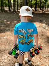 Load image into Gallery viewer, Blue Monster Truck Tee
