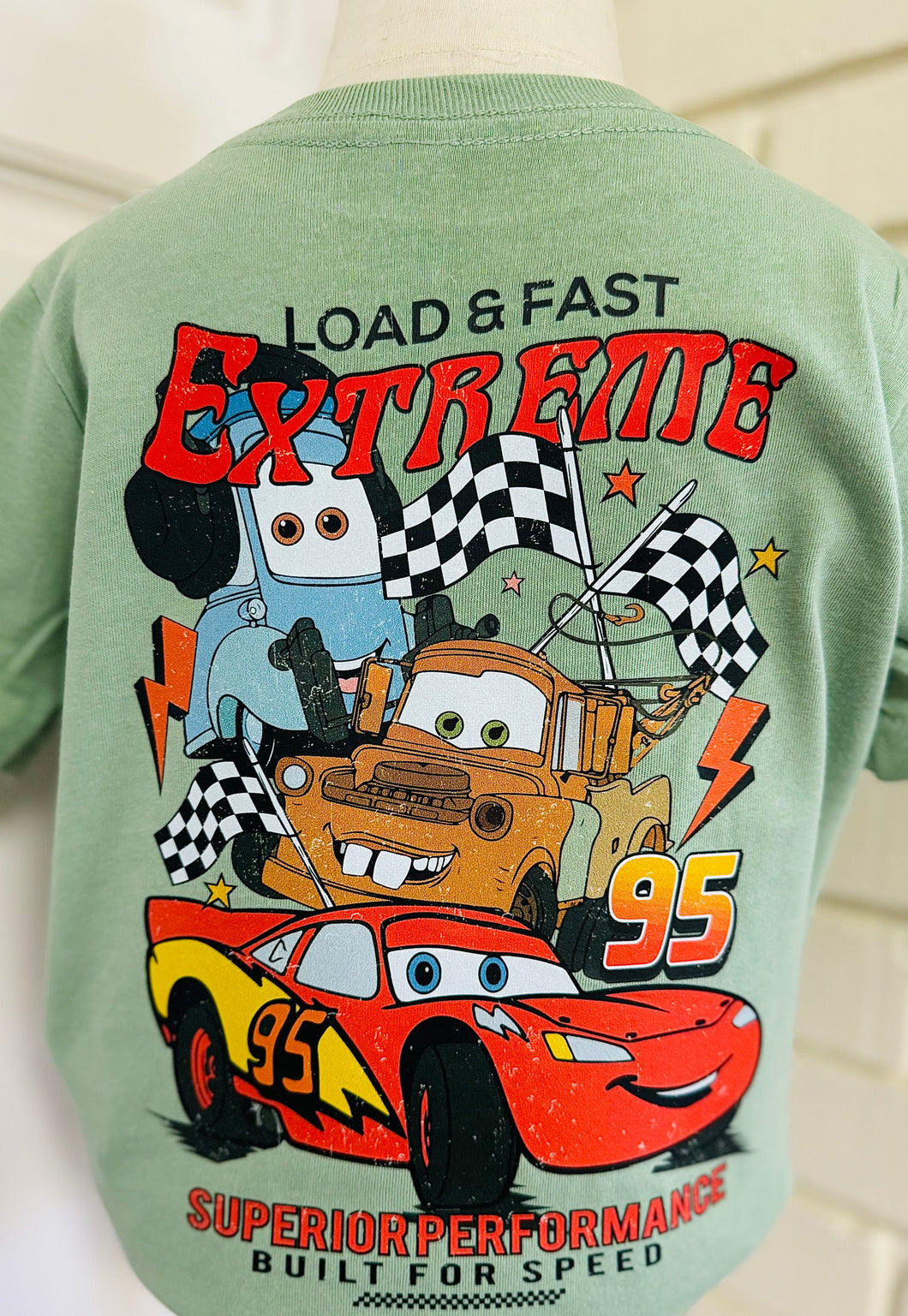 Sage Cars Crew Tee