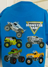 Load image into Gallery viewer, Blue Monster Truck Tee
