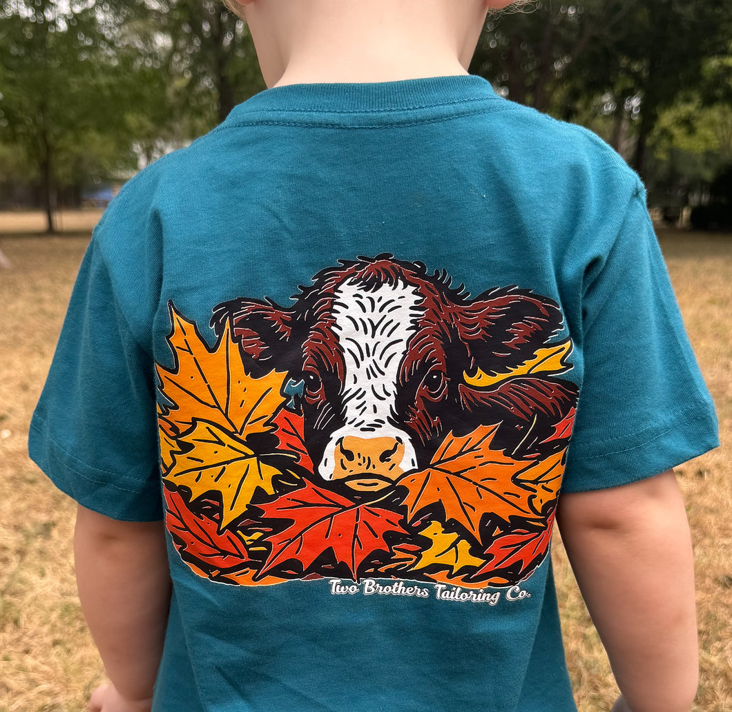 Cozy Cow Tee on Jade