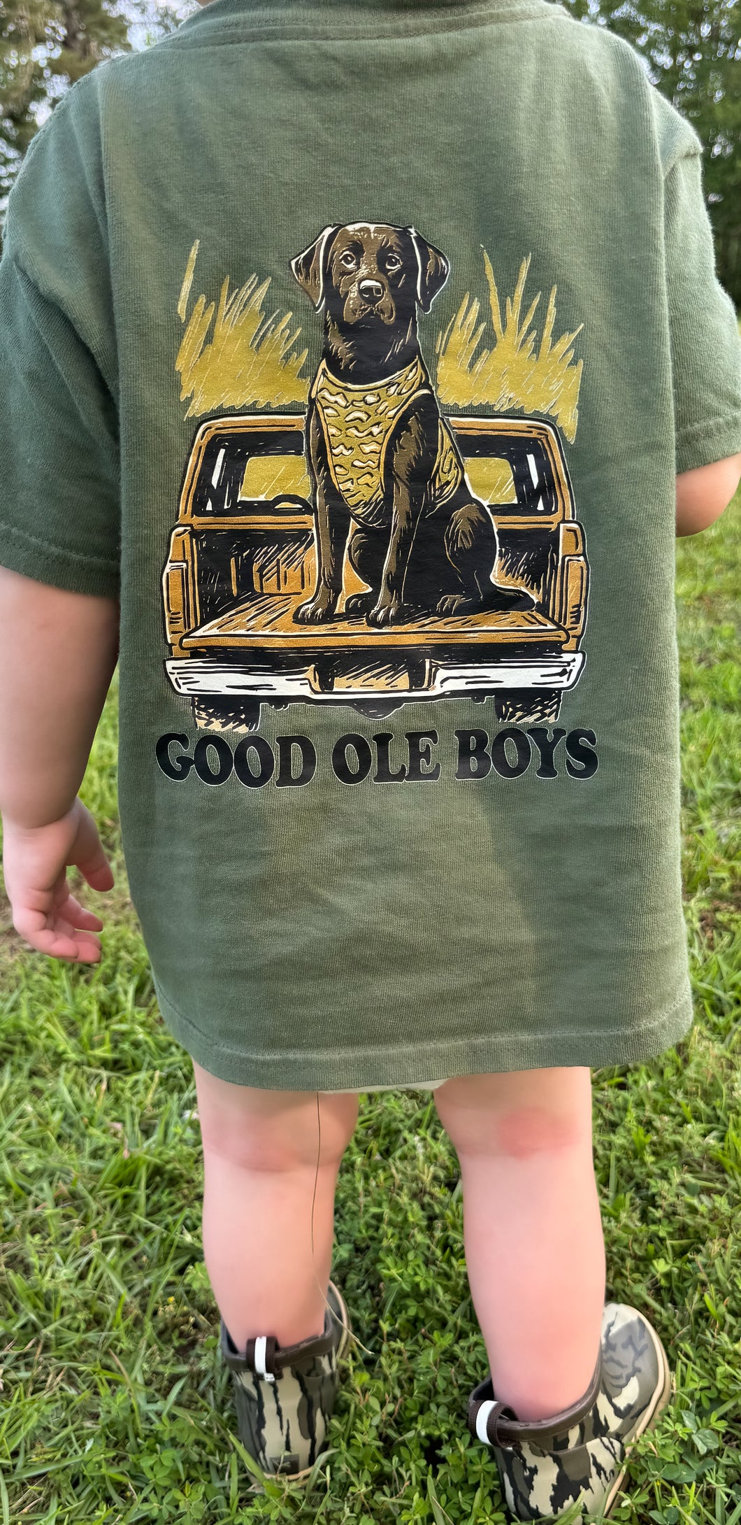 Good Ole Boys on dark green
