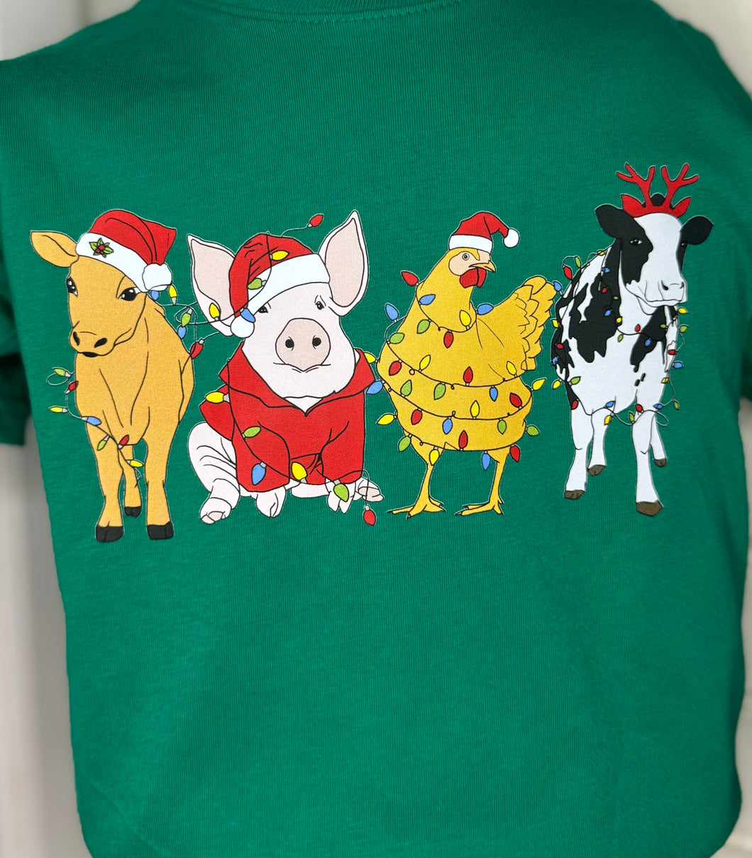 Christmas Farm Animals- Short Sleeve