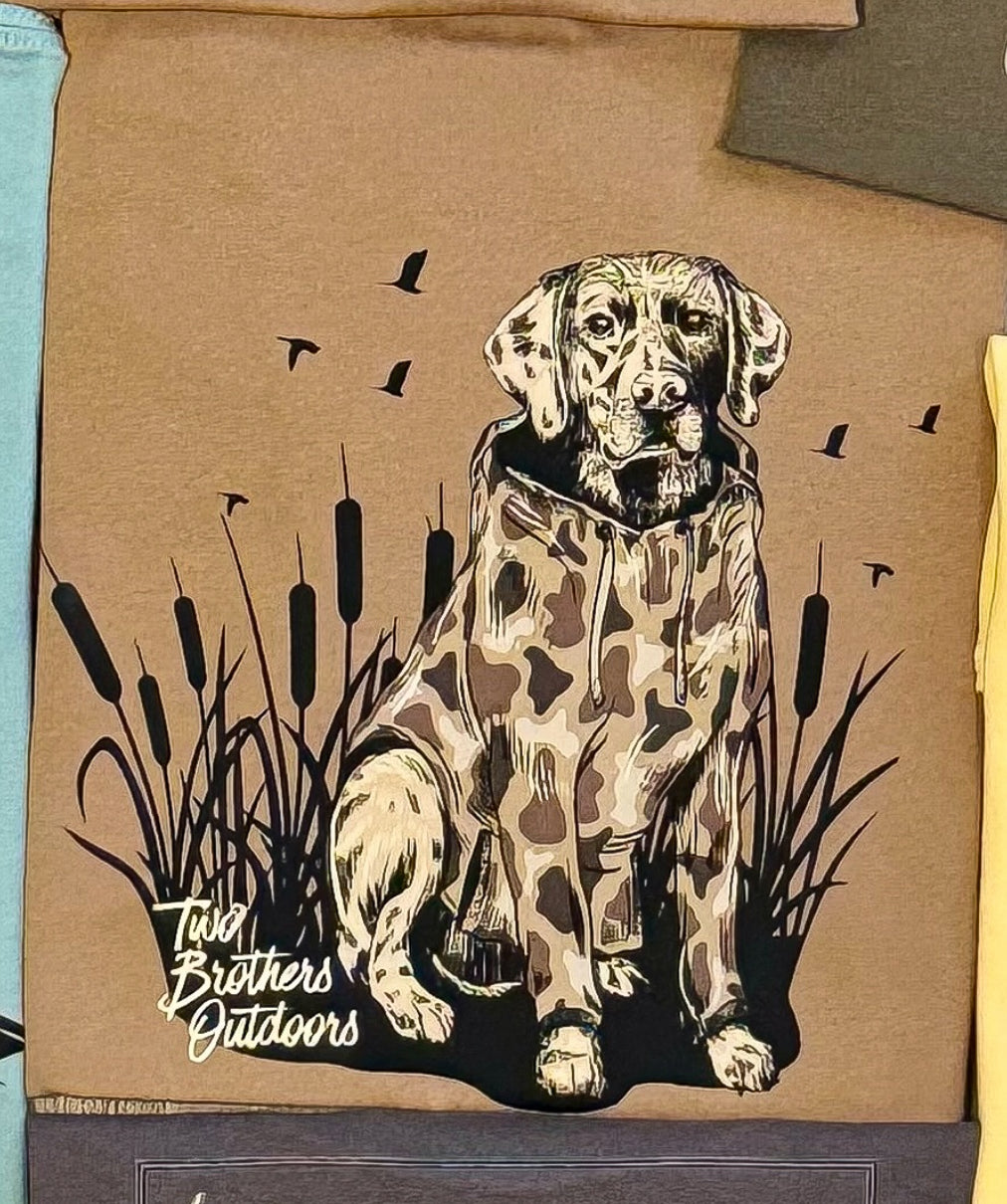 Old School Camo pup Tee