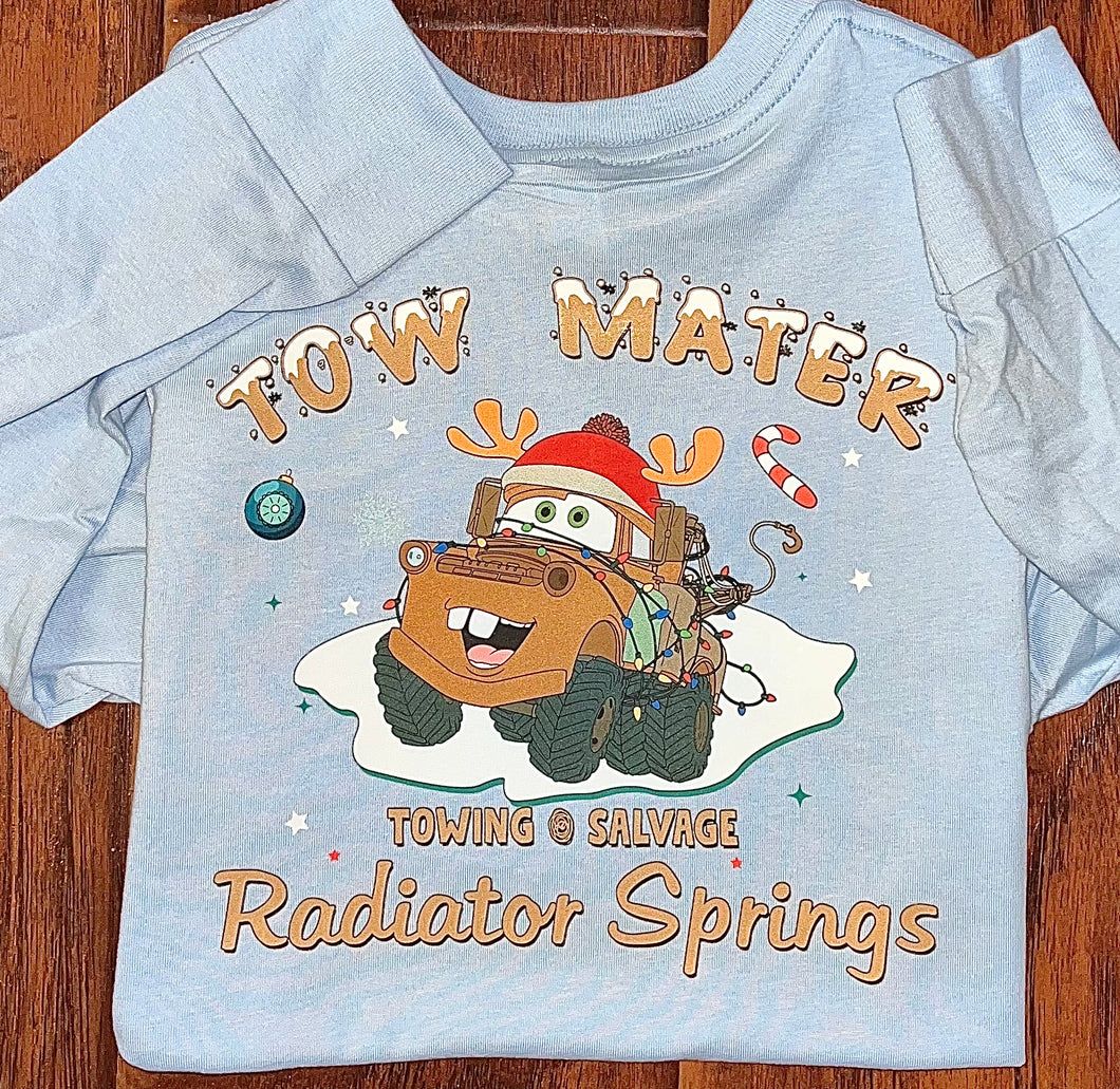 Long Sleeve- blue MTR Christmas Tee