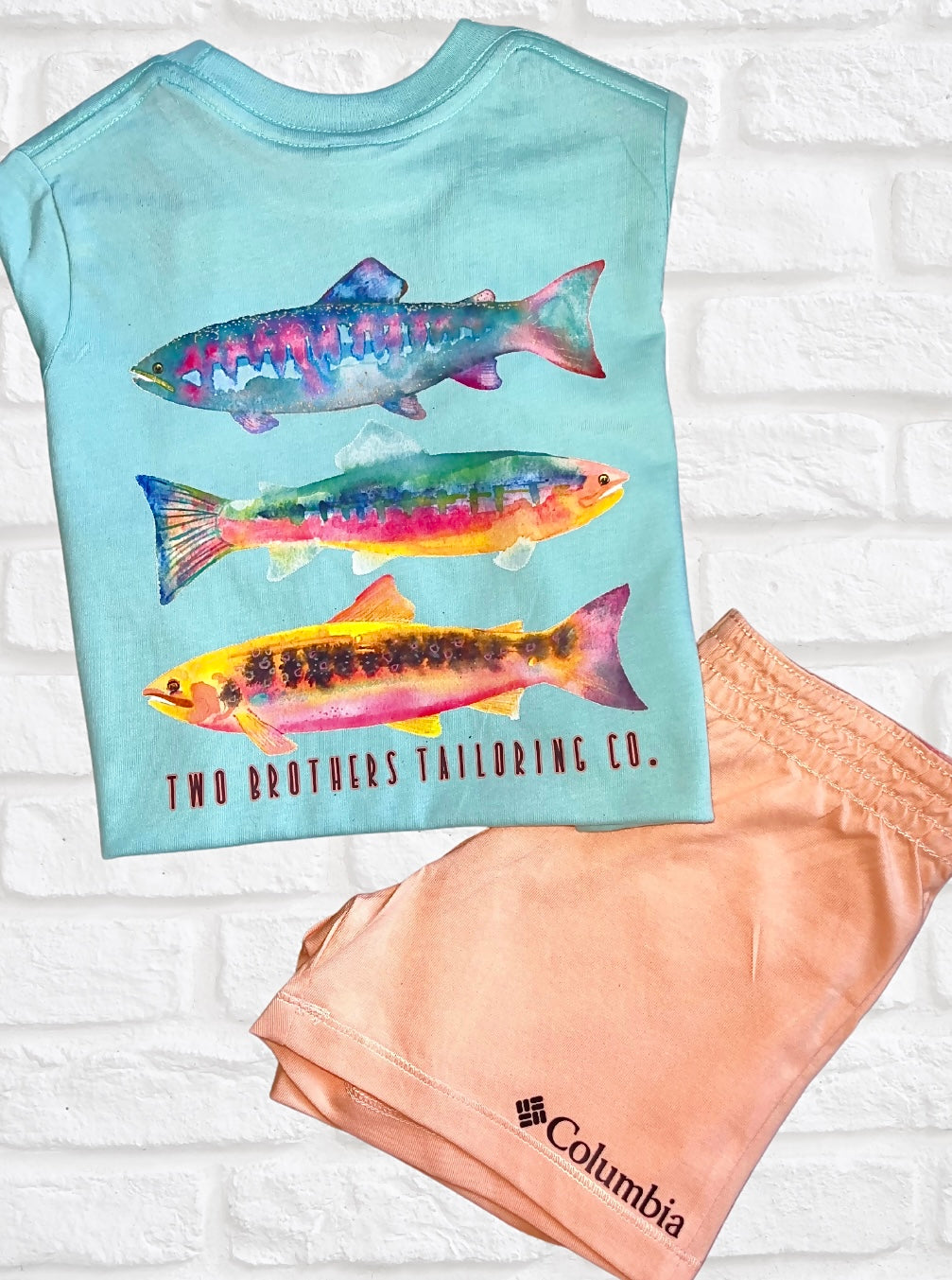 Colorful Fish Mint Tee